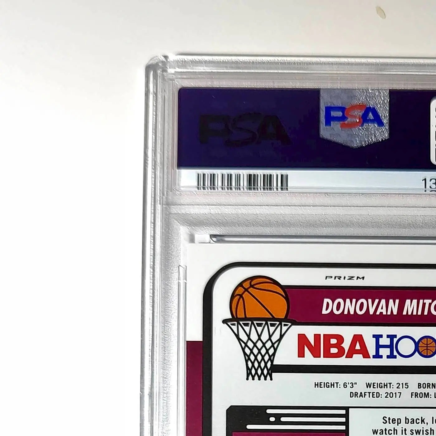Donovan Mitchell 2023 Panini Hoops Premium #36 04/75 Blue Pulsar PSA 10 Gem Mint