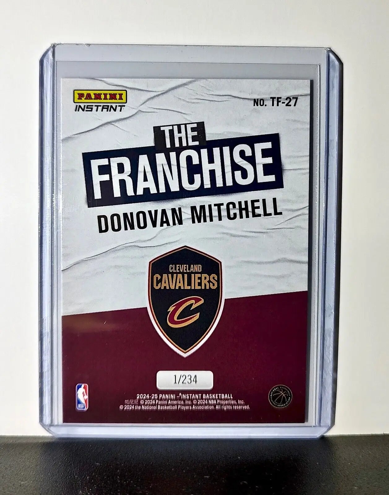 Donovan Mitchell 2024-25 Panini The Franchise NBA #27 Card Cavaliers 1/234