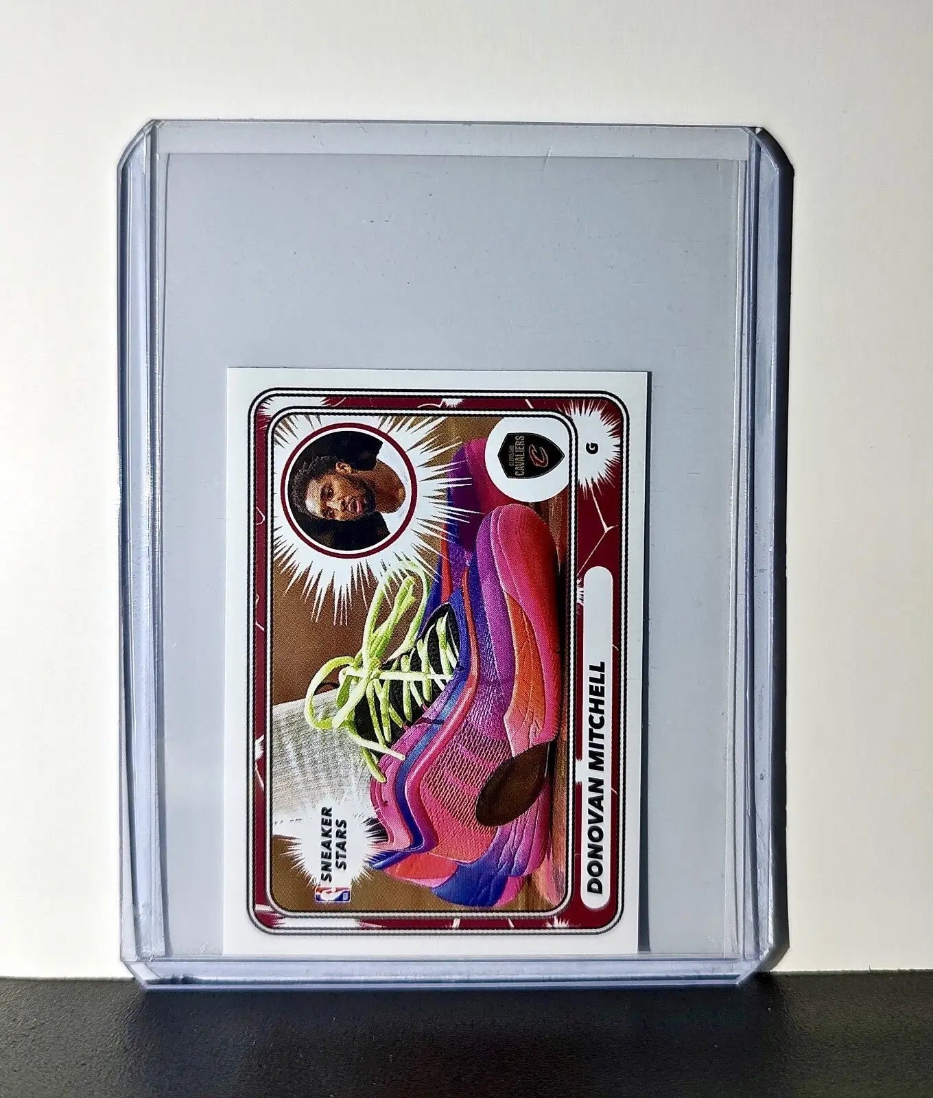 Donovan Mitchell Sneaker Stars 2024-25 Panini NBA 36 Sticker Cleveland Cavaliers - Basketball Card Single