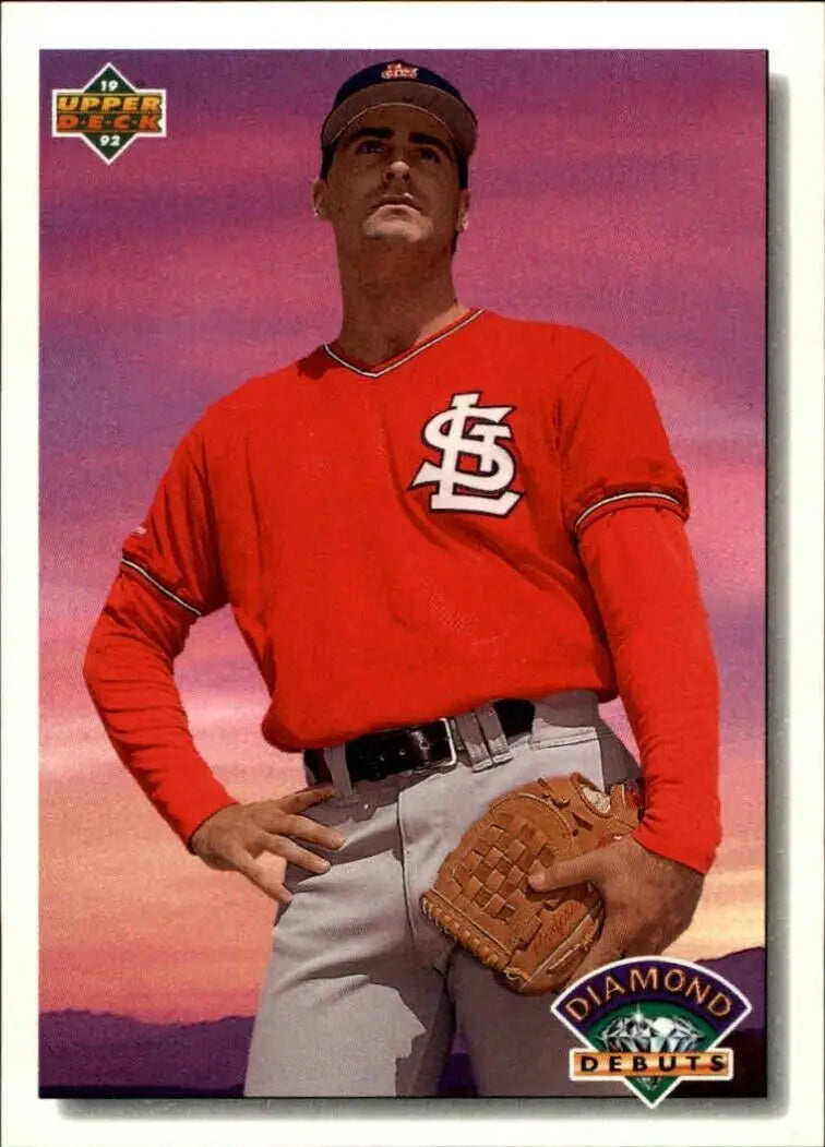 Donovan Osborne 1992 Upper Deck MLB #770 Diamond Debuts Checklist Card Cardinals - Baseball Card Single