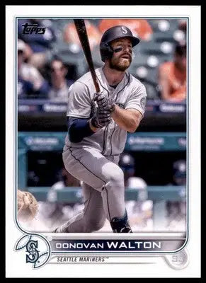 Donovan Walton 2022 Topps Update #US242 Seattle Mariners - Baseball Card Single