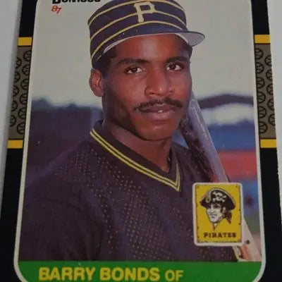 Donruss 1987 - Barry Bonds Pittsburgh Pirates #361. MLB. NRMT+ - Baseball Card Single