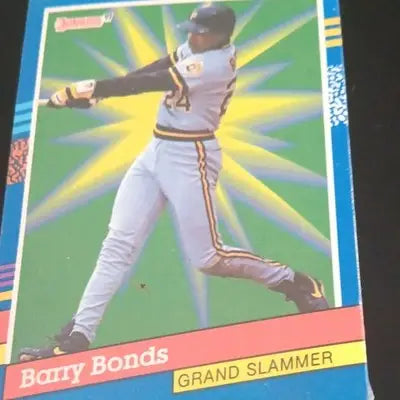 Donruss 1991 - sealed 50-card cellophane pack. Barry Bonds on top. NRMT - Baseball Card Box