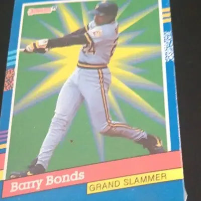 Donruss 1991 - sealed 50-card cellophane pack. Barry Bonds on top. NRMT - Baseball Card Box