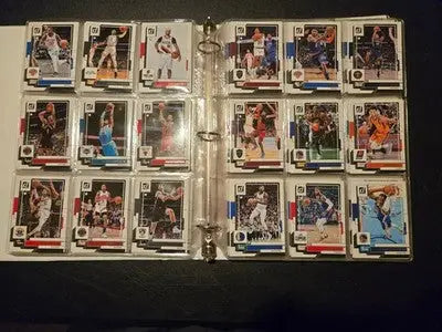 Donruss 2022-23 NBA Basketball Card Binder 1’ Lot 150+ Base Cards Mixed Players - Basketball Card Single
