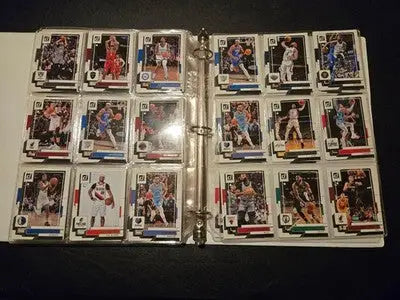 Donruss 2022-23 NBA Basketball Card Binder 1’ Lot 150+ Base Cards Mixed Players - Basketball Card Single