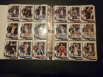 Donruss 2022-23 NBA Basketball Card Binder 1’ Lot 150+ Base Cards Mixed Players - Basketball Card Single