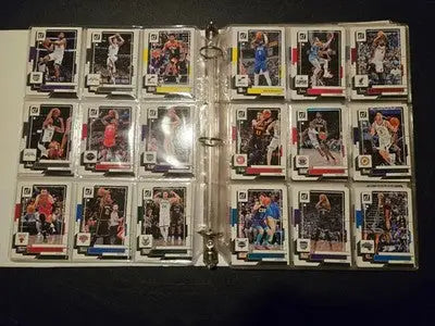 Donruss 2022-23 NBA Basketball Card Binder 1’ Lot 150+ Base Cards Mixed Players - Basketball Card Single