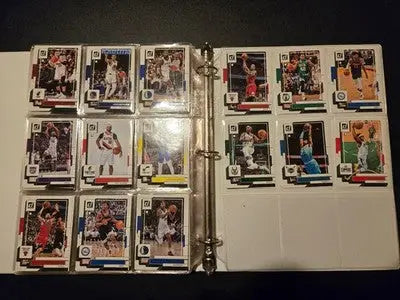 Donruss 2022-23 NBA Basketball Card Binder 1’ Lot 150+ Base Cards Mixed Players - Basketball Card Single