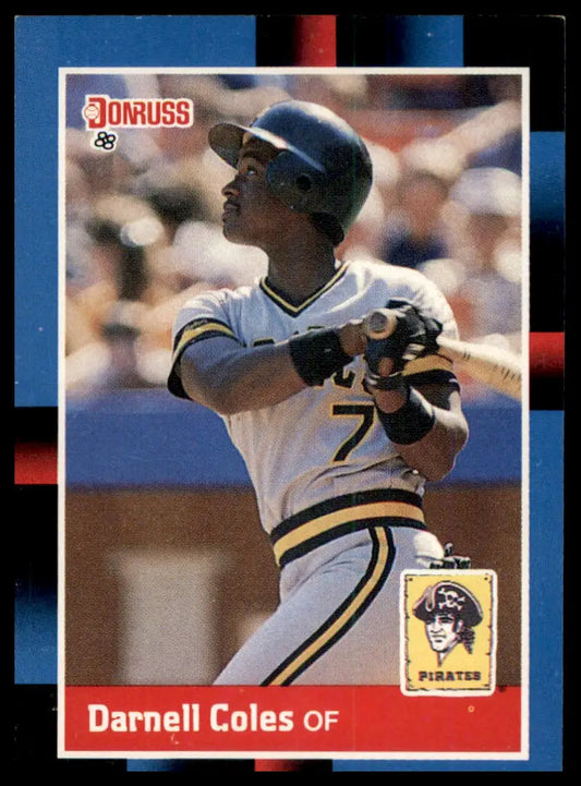 Donruss Darnell Coles 572 Pittsburgh Pirates LP - Baseball Card Single