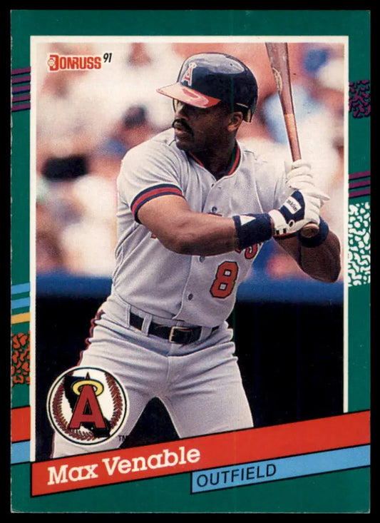 Donruss Max Venable 510 California Angels LP - Baseball Card Single