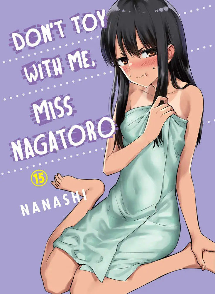 Anime girl wrapped in towel from DonT Toy With Me Miss Nagatoro 15 trading cards