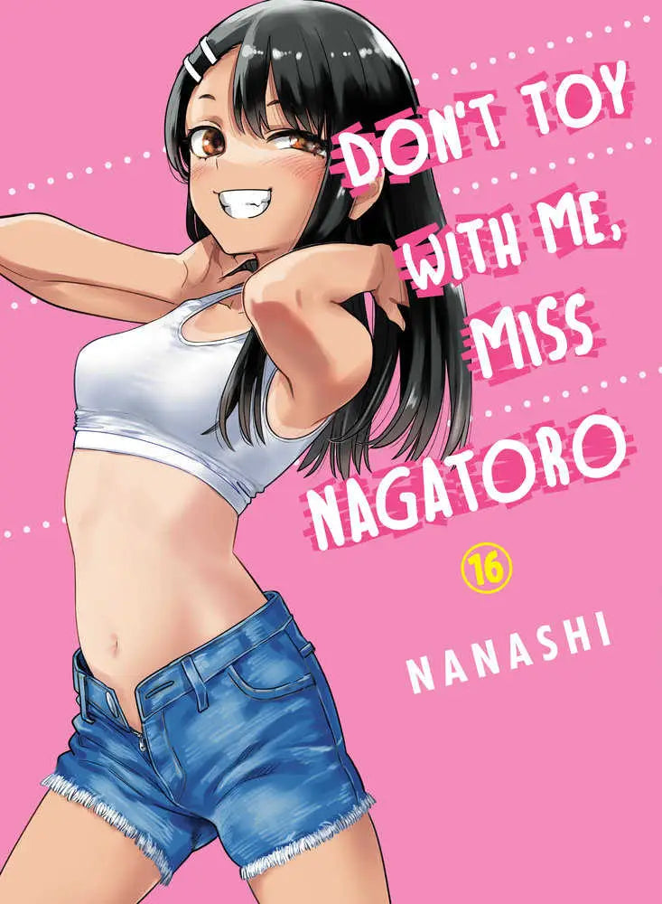 Manga-style illustration of a smiling young woman in casual summer attire for trading cards
