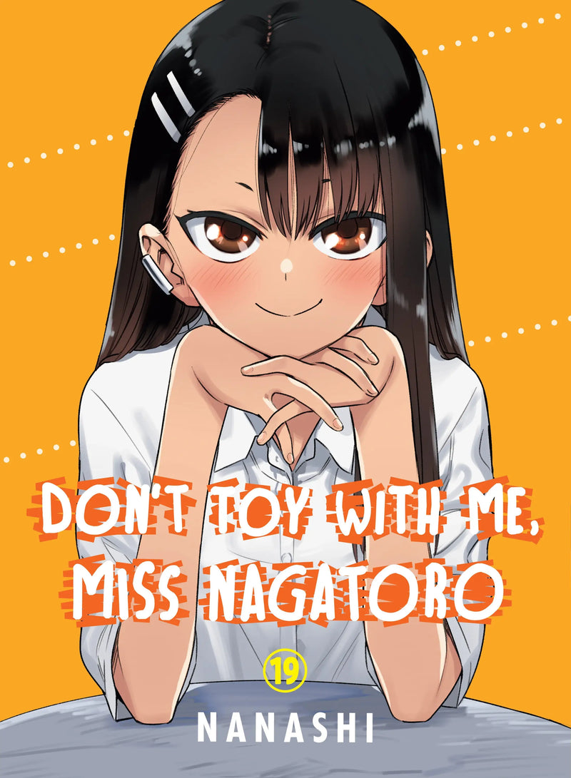 Manga cover featuring a smiling anime girl from Miss Nagatoro romantic comedy manga