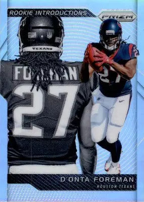 D’Onta Foreman - 2017 Panini Prizm - #11 - Rookie Introductions Prizm Football - Football Card Single