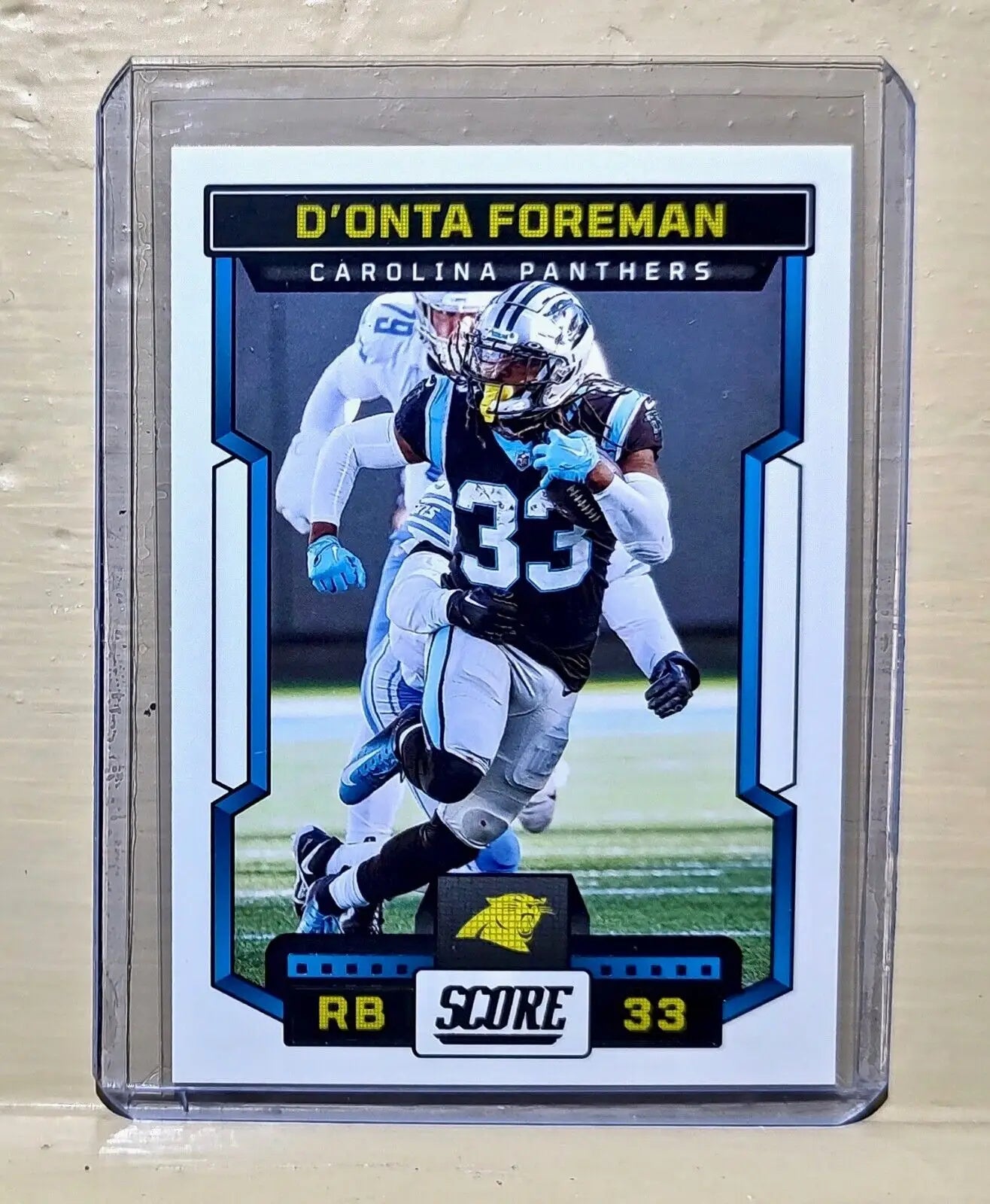 D’Onta Foreman 2023 Panini NFL #45 Score Football Card Carolina Panthers - Football Card Single