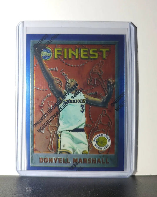 Donyell Marshall 1995-96 Topps Finest NBA #215 Card Warriors - Basketball Card Single