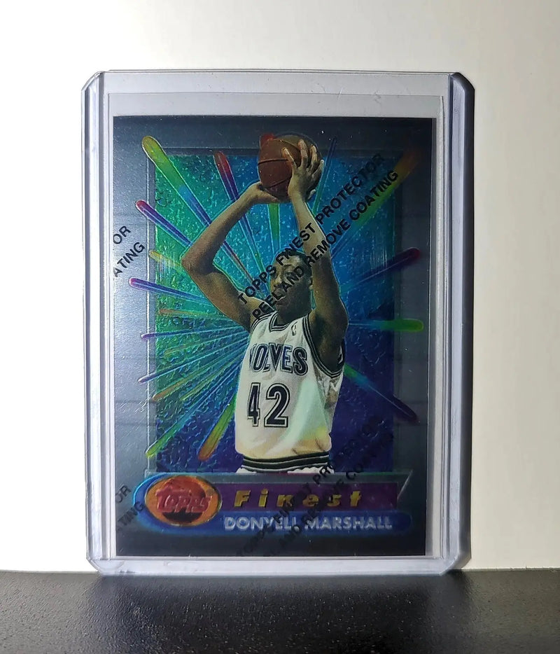 Donyell Marshall Rookie 1994-95 Topps Finest #313 Card