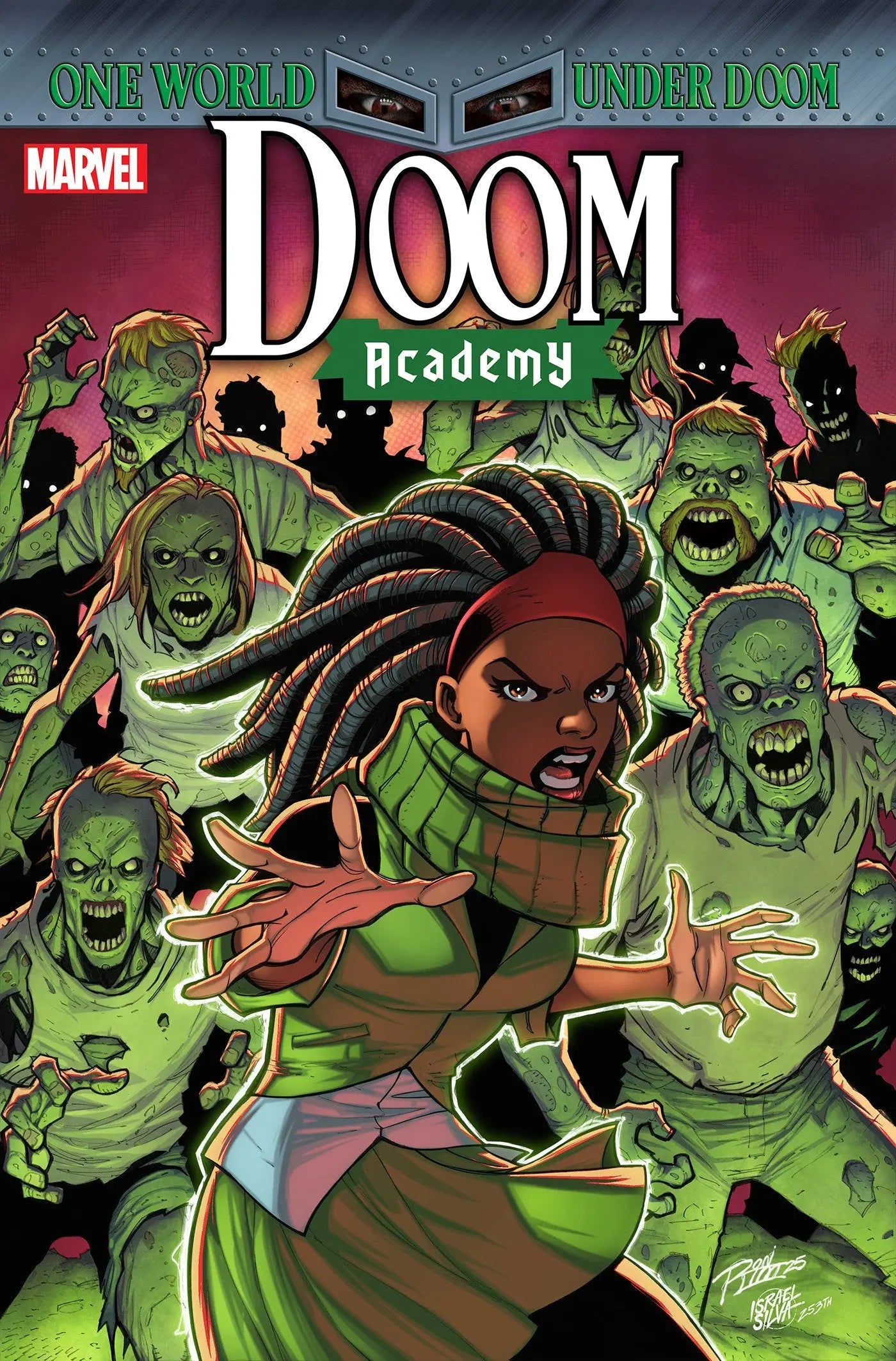 Doom Academy comic book cover featuring Ron Lim Variant and Strange Academy artwork