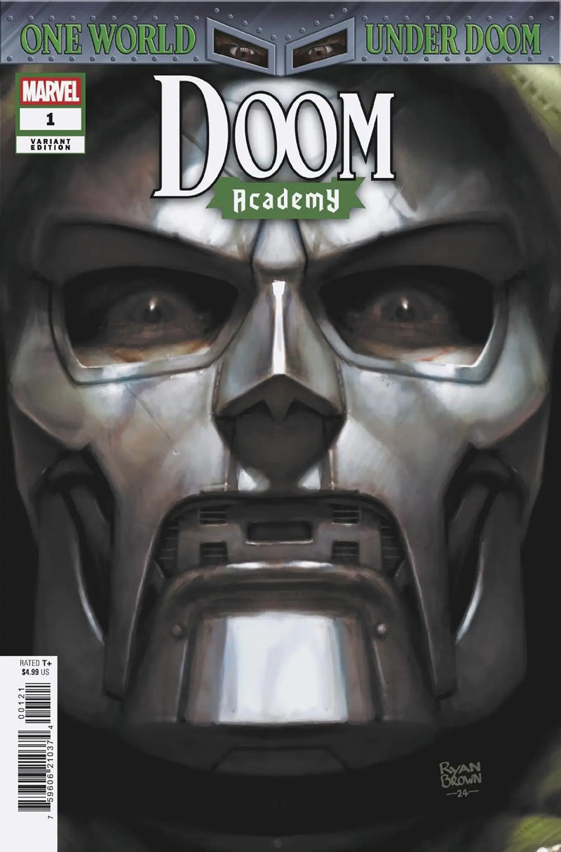 Image of Doom Academy comic book featuring Ryan Brown Variant cover art