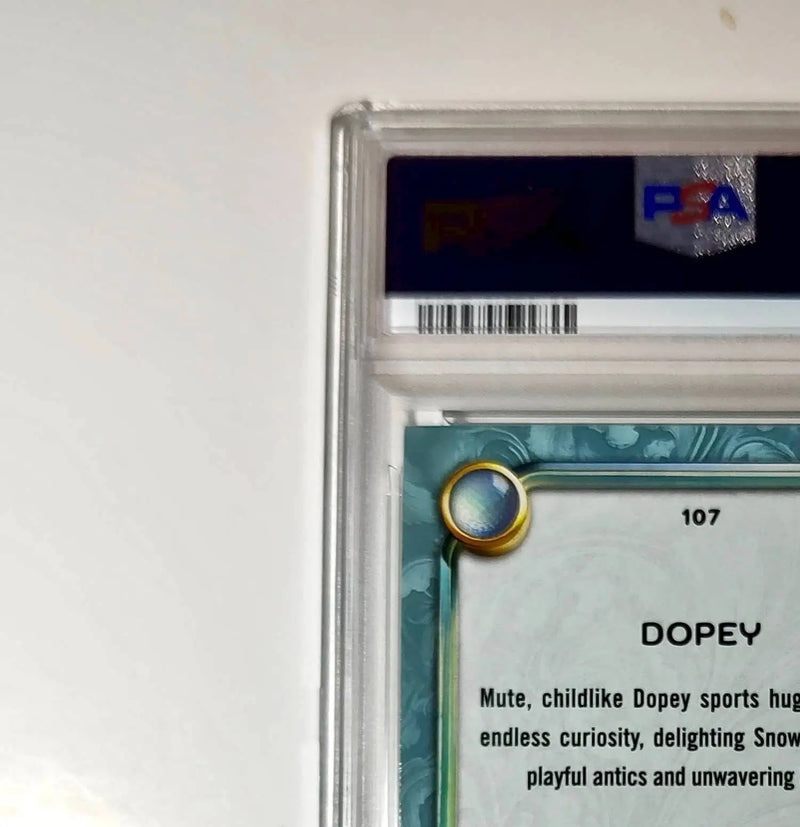 Dopey 2025 Topps Disney #107 Diamond Card Snow White and the Seven Dwarfs PSA 9 - Non-Sports Card Single