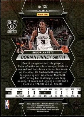 Dorian Finney-Smith - 2022-23 Panini Mosaic - #132 - Silver Basketball - Basketball Card Single