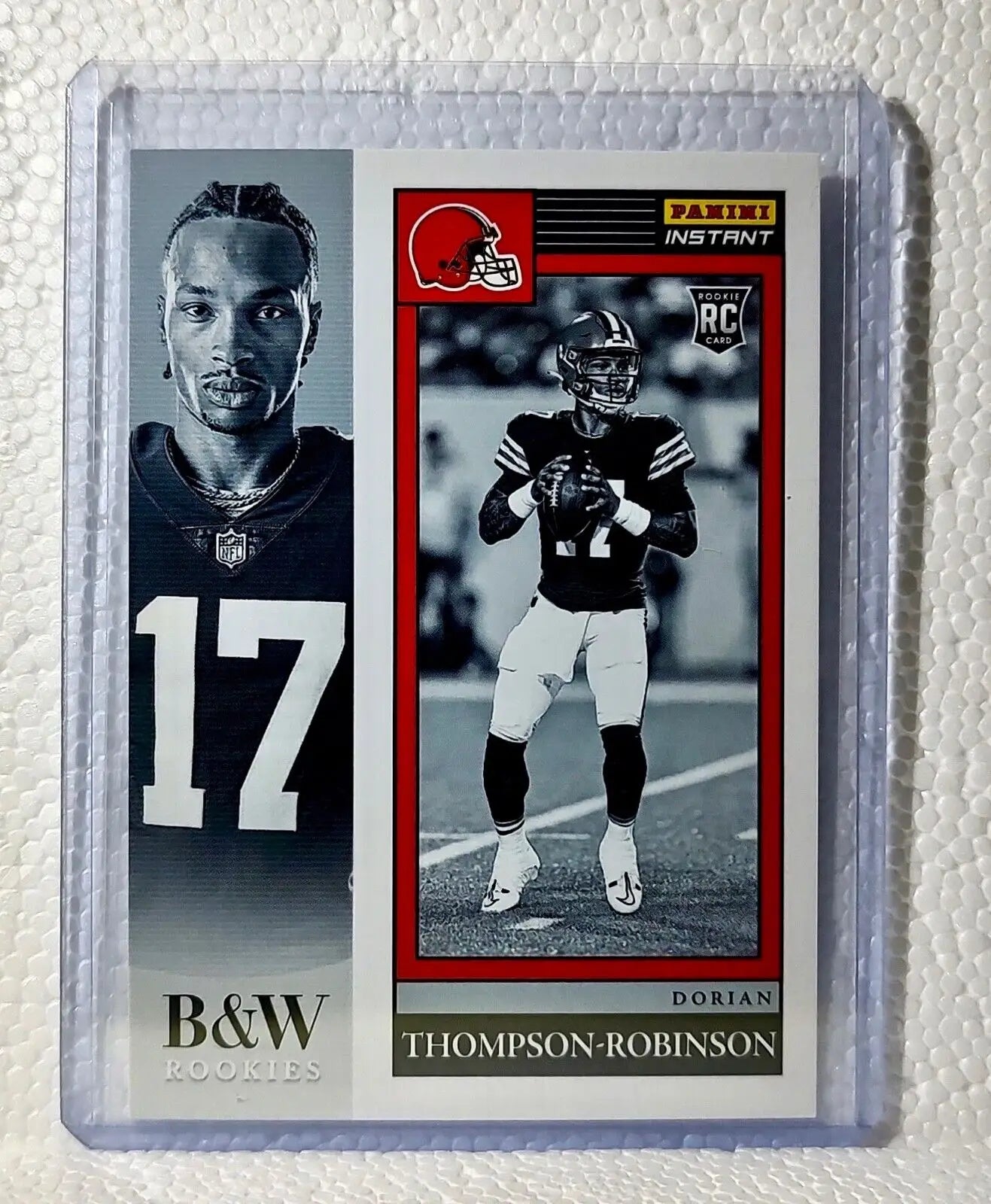 Dorian Thompson-Robinson 2023 Panini NFL #8 Black & White Rookies Card 1/216 - Football Card Single
