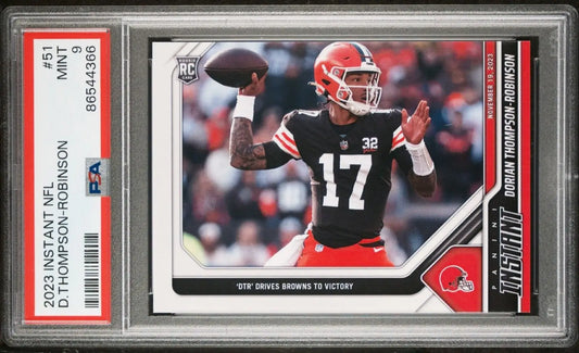 Dorian Thompson-Robinson 2023 Panini NFL Rookie 51 Card 1 of 134 PSA 9 Mint - Football Card Single