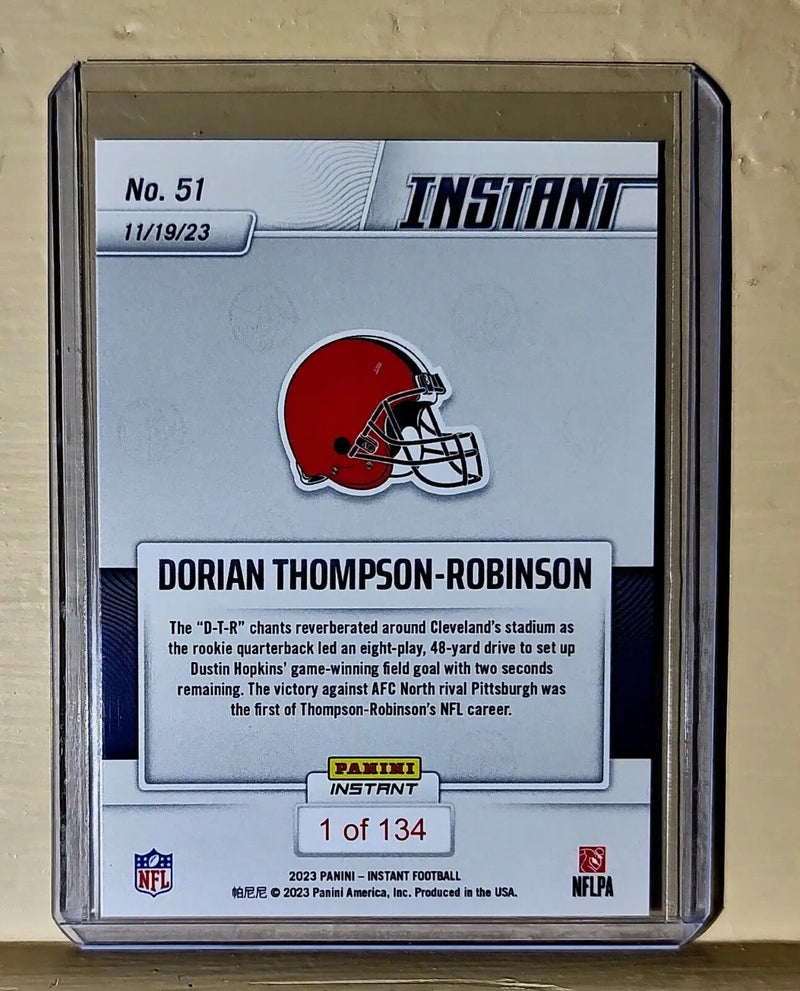 Dorian Thompson-Robinson 2023 Panini NFL Rookie Football 51 Card 1 of 134 Browns - Football Card Single