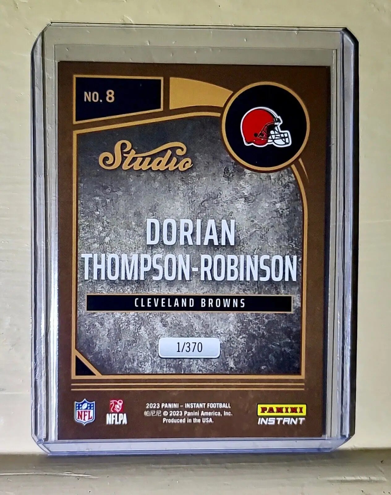 Dorian Thompson-Robinson 2023 Panini NFL Studio Rookies #8 Rookie Card 1/370 - Football Card Single