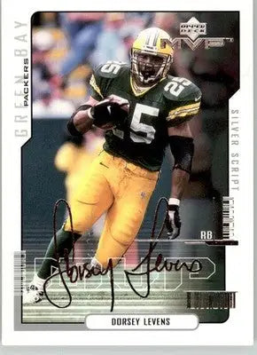 Dorsey Levens - 2000 Upper Deck MVP - #65 - Silver Script Football - Football Card Single