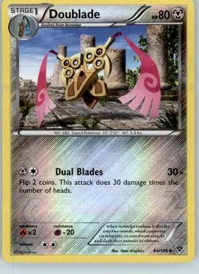 Doublade - XY Base Set - 84/146 - Reverse Holo LP - Pokémon Card Single