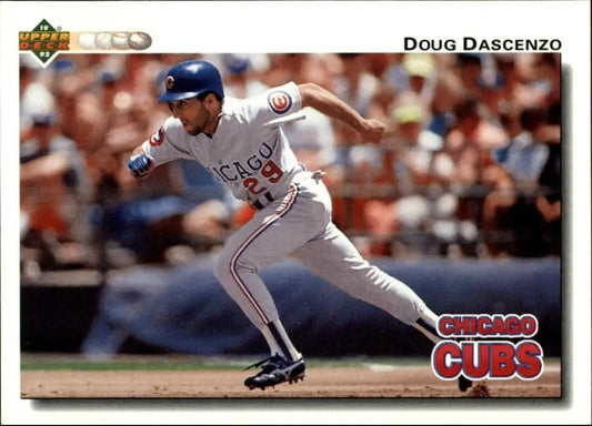 Doug Dascenzo 1992 Upper Deck MLB #239 Baseball Card Chicago Cubs - Baseball Card Single