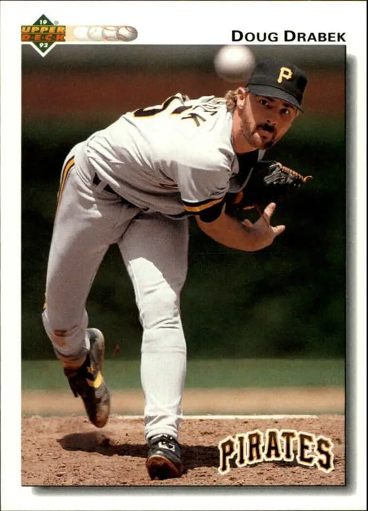 Doug Drabek 1992 Upper Deck MLB #221 Baseball Card Pittsburgh Pirates - Baseball Card Single