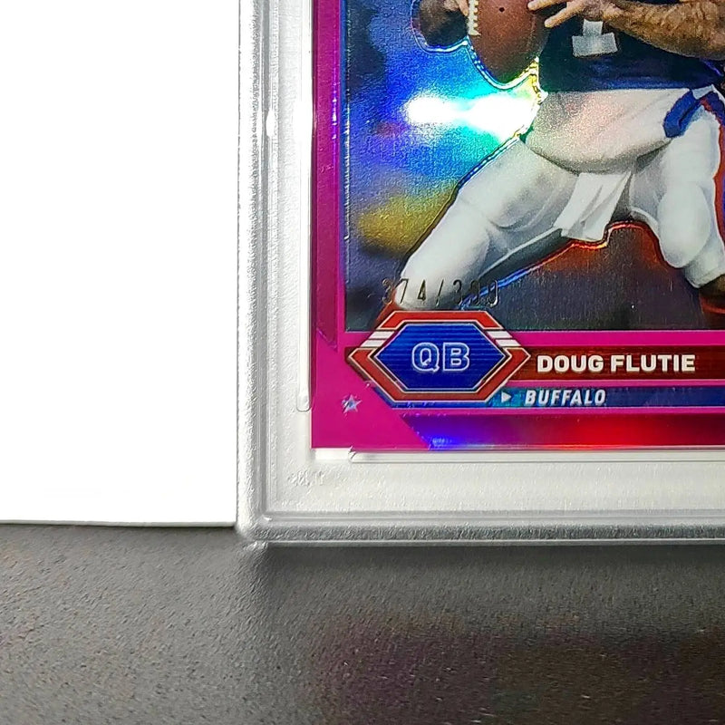 Doug Flutie 2023 Topps Chrome #35 Magenta Refractor 374/399 PSA 8 NM-MT