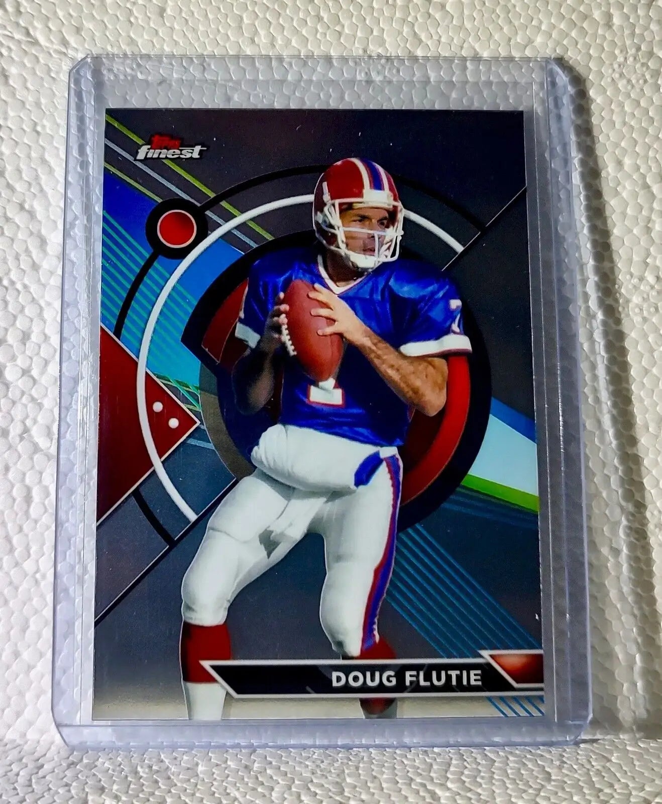 Doug Flutie 2023 Topps Finest NFL #157 Composite Football Card Buffalo Bills