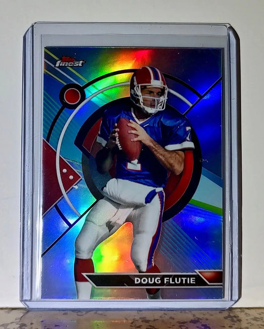 Doug Flutie 2023 Topps Finest Refractor NFL #157 Football Card Buffalo Bills - Football Card Single