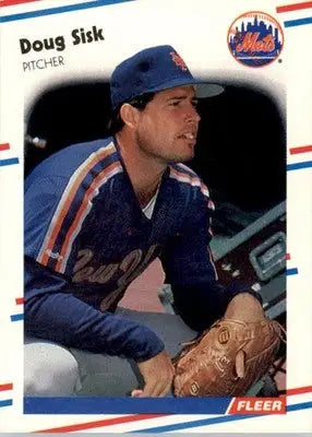 Doug Sisk - 1988 Fleer - #150 - Baseball - Baseball Card Single