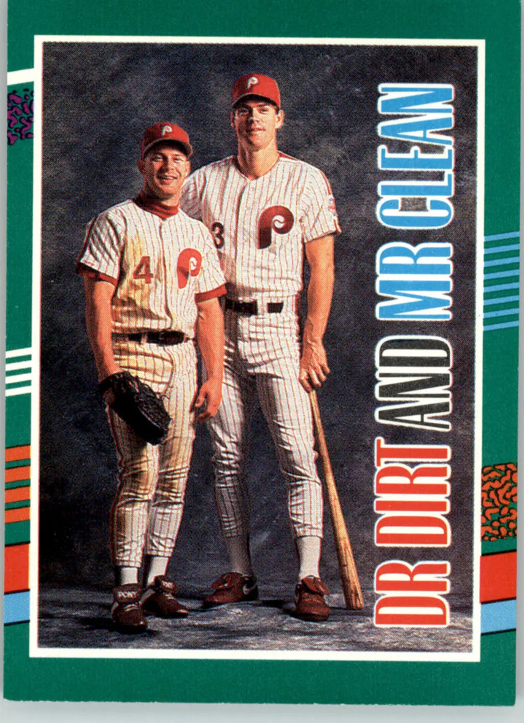 Dr. Dirt and Mr. Clean - 1991 Donruss - #744b - Baseball - Baseball Card Single
