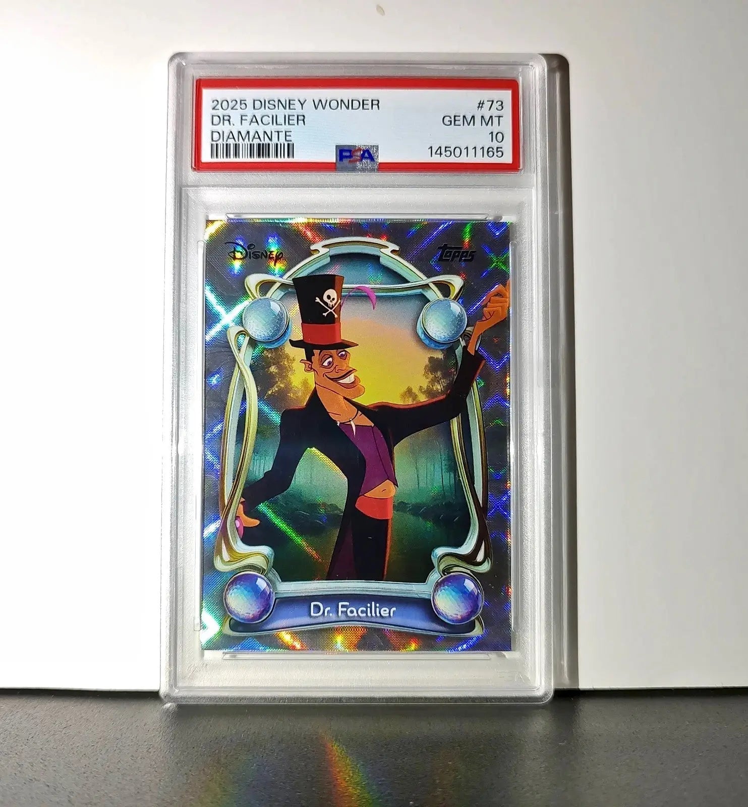 Dr. Facilier 2025 Topps Disney #73 Winter The Princess and the Frog PSA 10 - Non-Sports Card Single