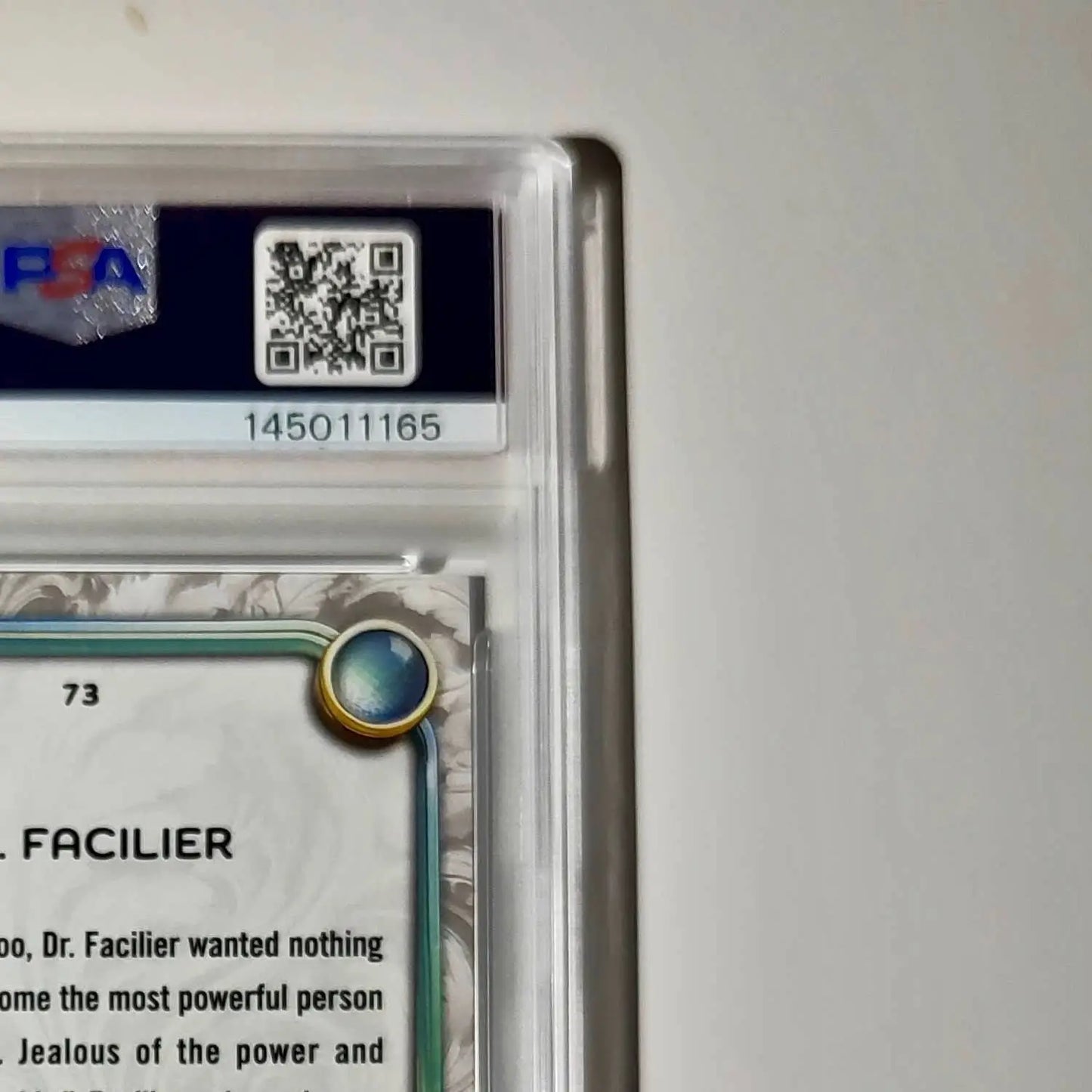 Dr. Facilier 2025 Topps Disney #73 Winter The Princess and the Frog PSA 10 - Non-Sports Card Single