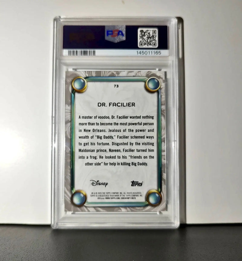 Dr. Facilier 2025 Topps Disney #73 Winter The Princess and the Frog PSA 10 - Non-Sports Card Single
