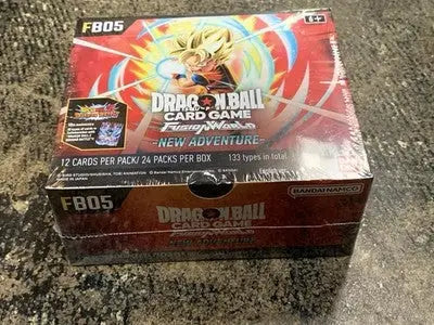 DRAGON BALL SUPER FUSION WORLD NEW ADVENTURE BOOSTER Sealed BOX FB05 English - TCG Card Box