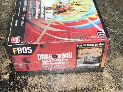 DRAGON BALL SUPER FUSION WORLD NEW ADVENTURE BOOSTER Sealed BOX FB05 English - TCG Card Box