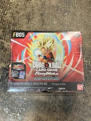 DRAGON BALL SUPER FUSION WORLD NEW ADVENTURE BOOSTER Sealed BOX FB05 English - TCG Card Box