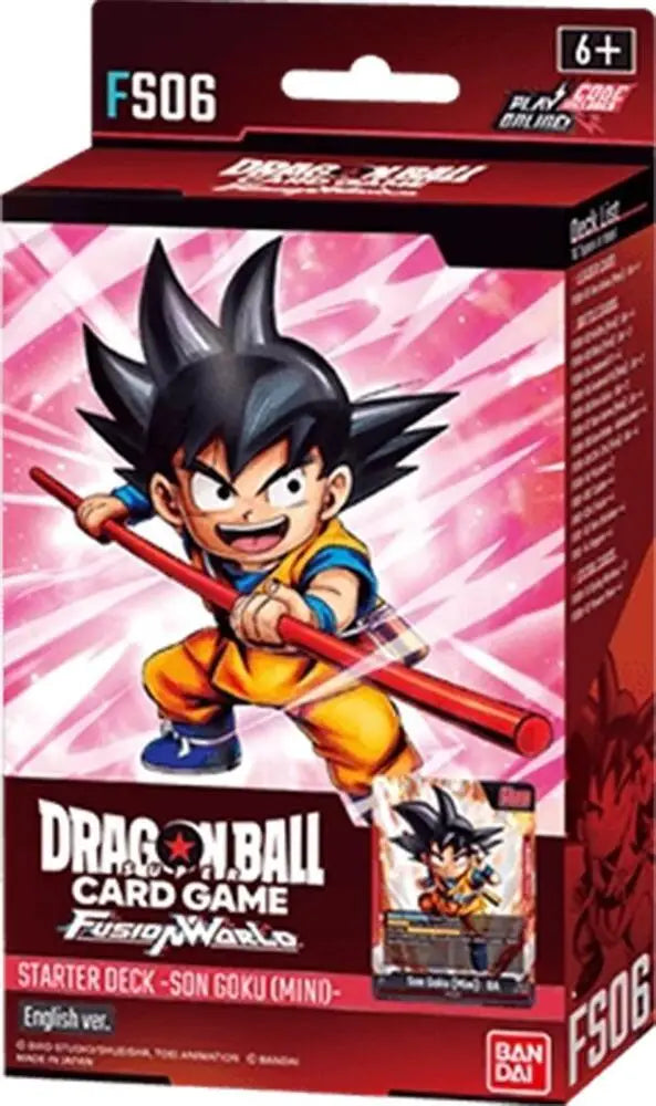 Dragon Ball Super Starter Deck [DBS-FS06] - Fusion World: Son Goku (Mini) - New - Dragon Ball Card Box