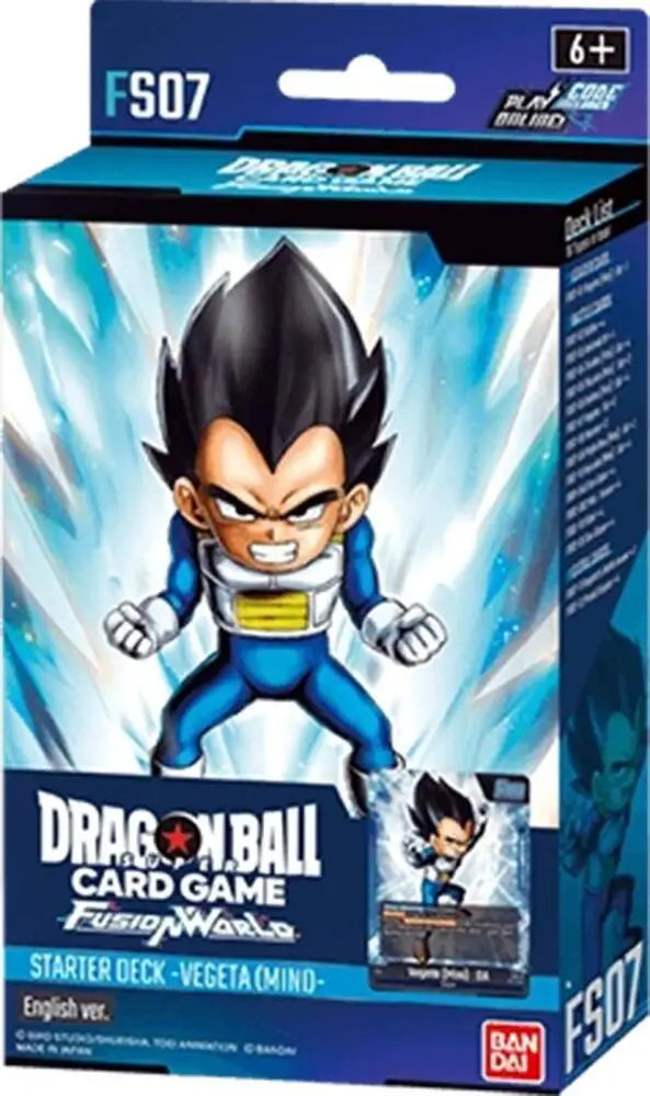 Dragon Ball Super Starter Deck [DBS-FS06] - Fusion World: Vegeta (Mini) - New - Dragon Ball Card Box