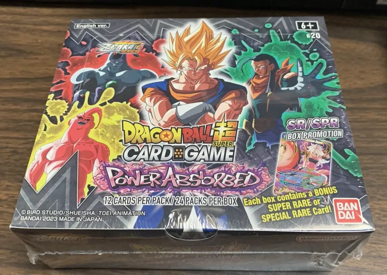 DRAGON BALL SUPER ZENKAI POWER ABSORBED BOOSTER BOX FACTORY SEALED NEW - Dragon Ball Card Box