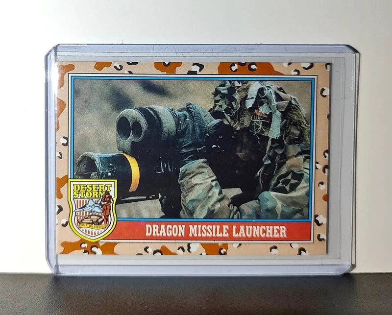 Dragon Missile Launcher 1991 Topps Desert Storm #105 Card