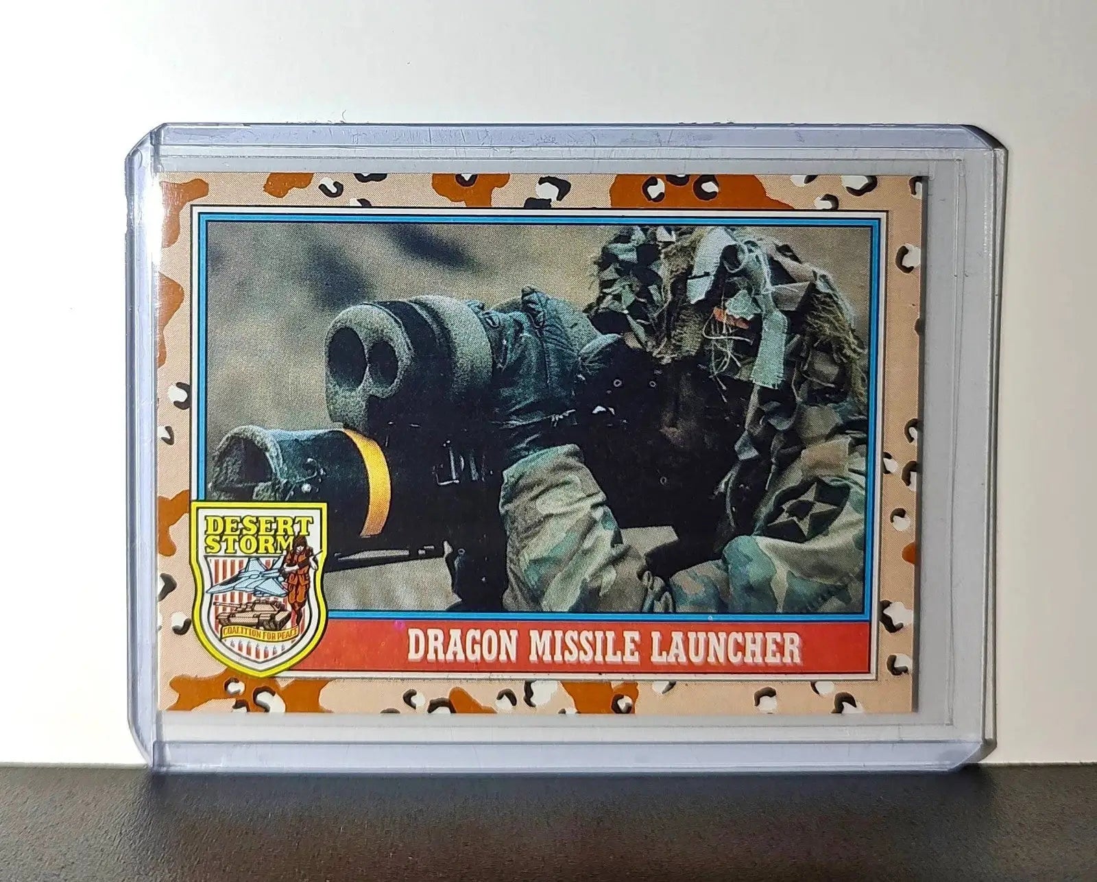 Dragon Missile Launcher 1991 Topps Desert Storm #105 Card - Non-Sports Card Single